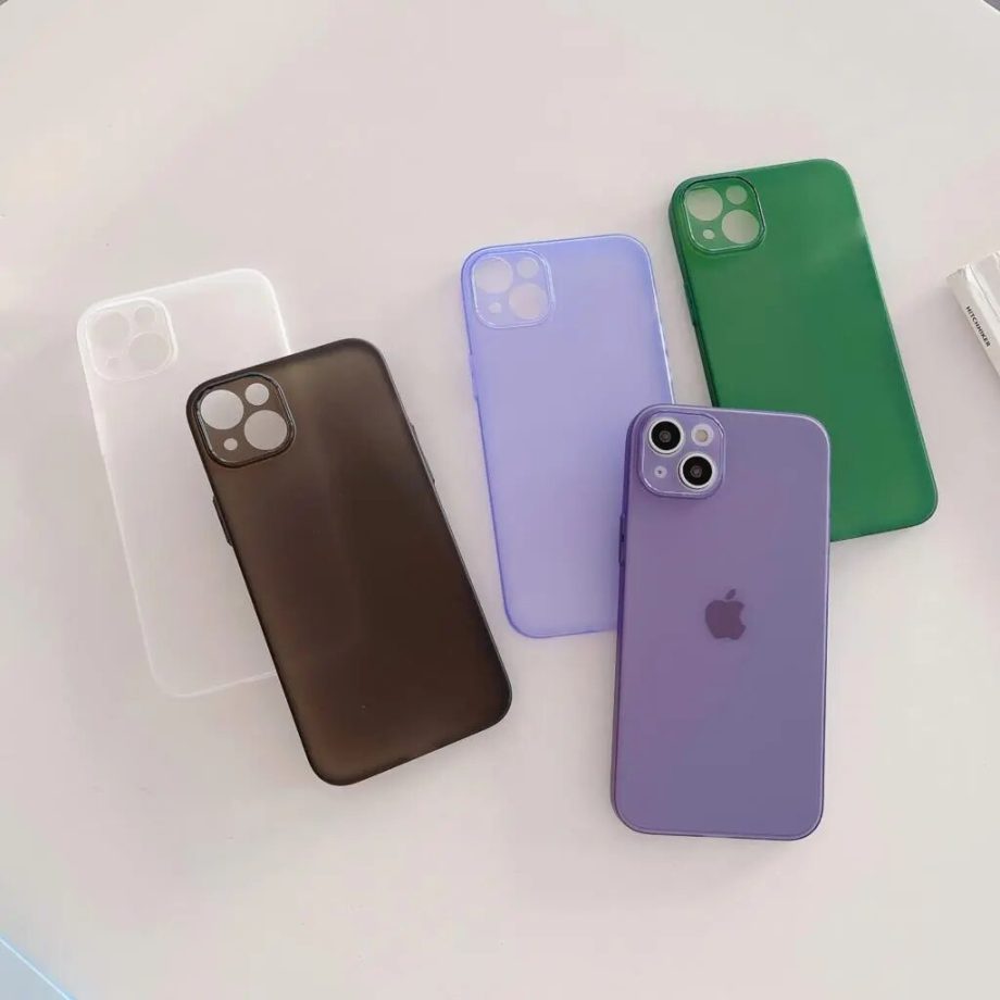 Ultra Thin Soft Clear Matte Case For iPhone