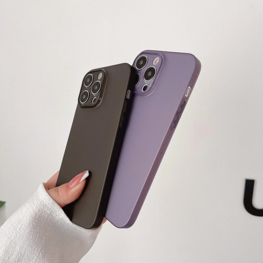 Ultra Thin Soft Clear Matte Case For iPhone