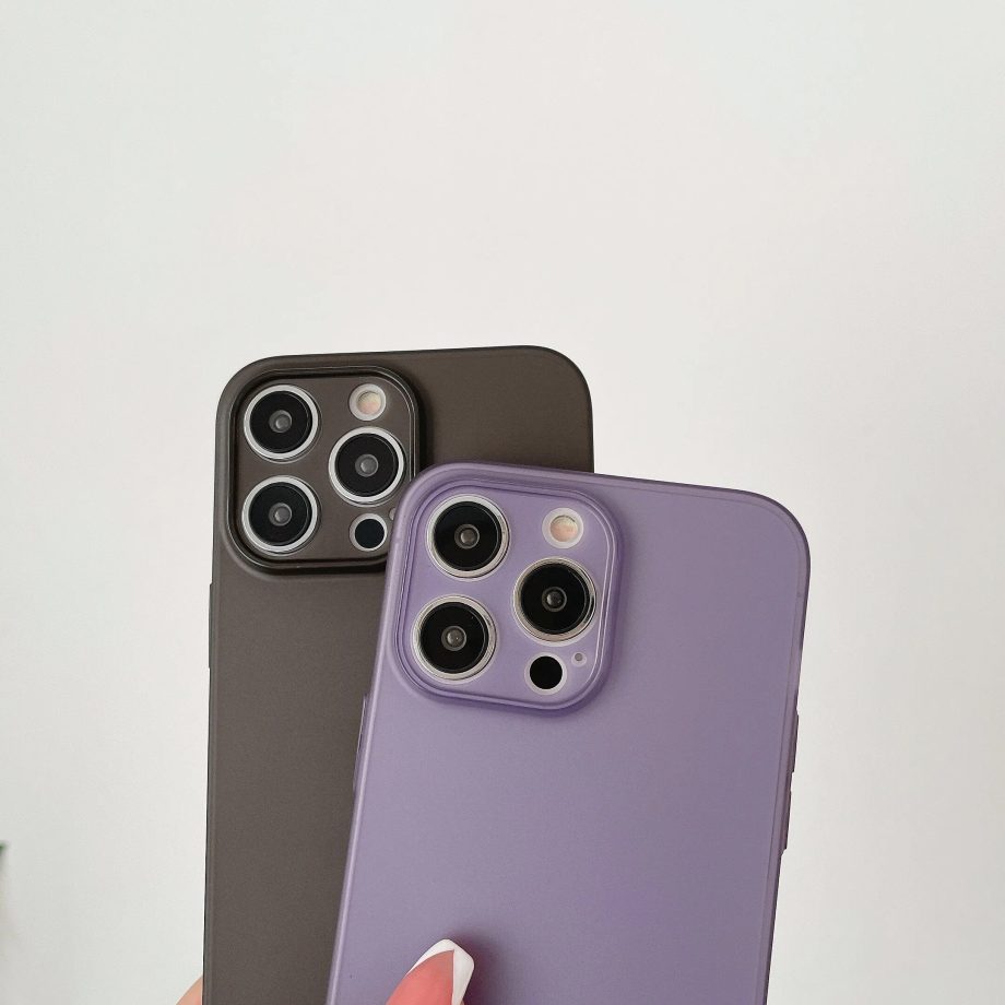 Ultra Thin Soft Clear Matte Case For iPhone