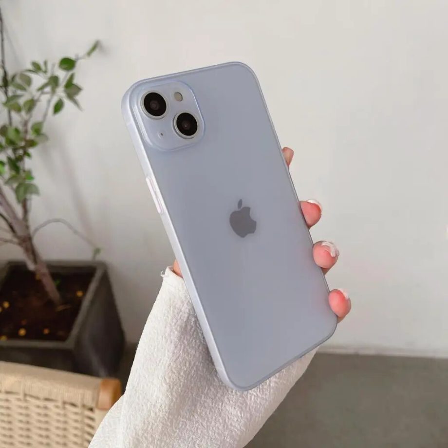 Ultra Thin Soft Clear Matte Case For iPhone
