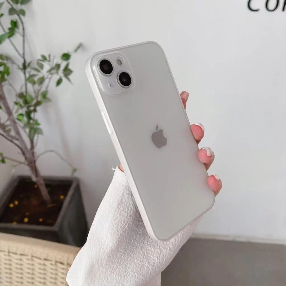 Ultra Thin Soft Clear Matte Case For iPhone