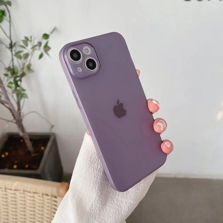 Ultra Thin Soft Clear Matte Case For iPhone