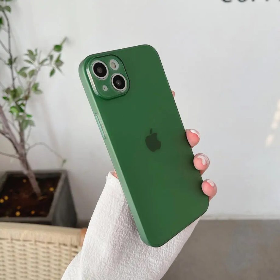 Ultra Thin Soft Clear Matte Case For iPhone