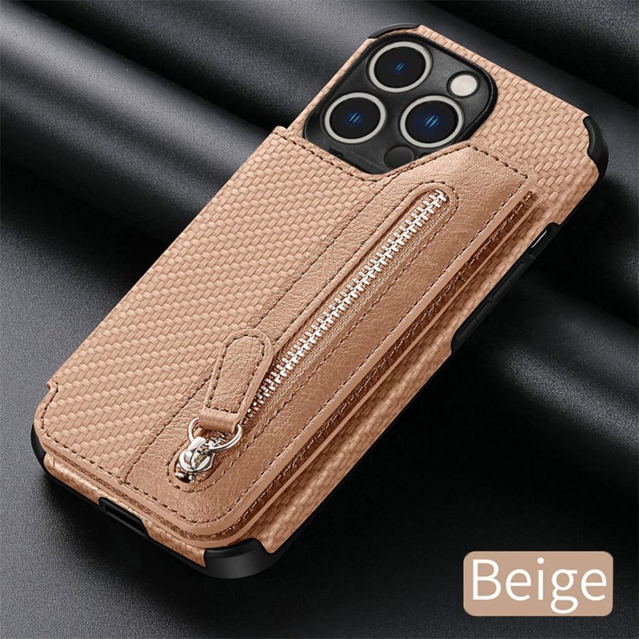 2 in 1 Card Holder Wallet Case For iPhone