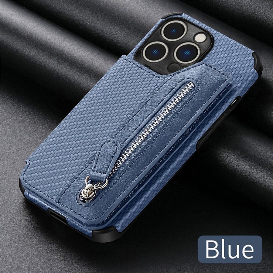 2 in 1 Card Holder Wallet Case For iPhone