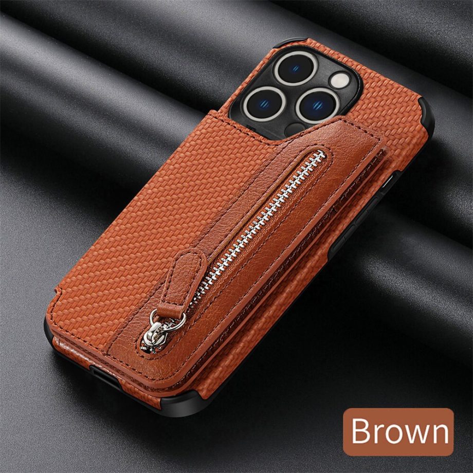 2 in 1 Card Holder Wallet Case For iPhone