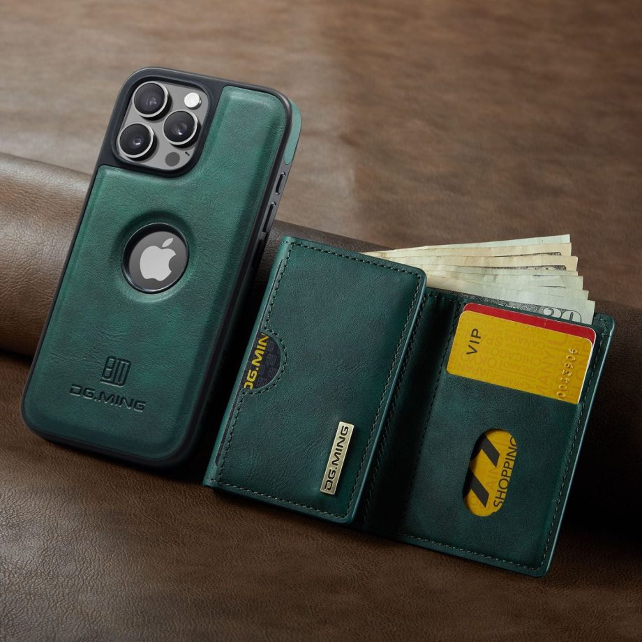 2 in 1 Detachable Magnetic Wallet Case for iPhone