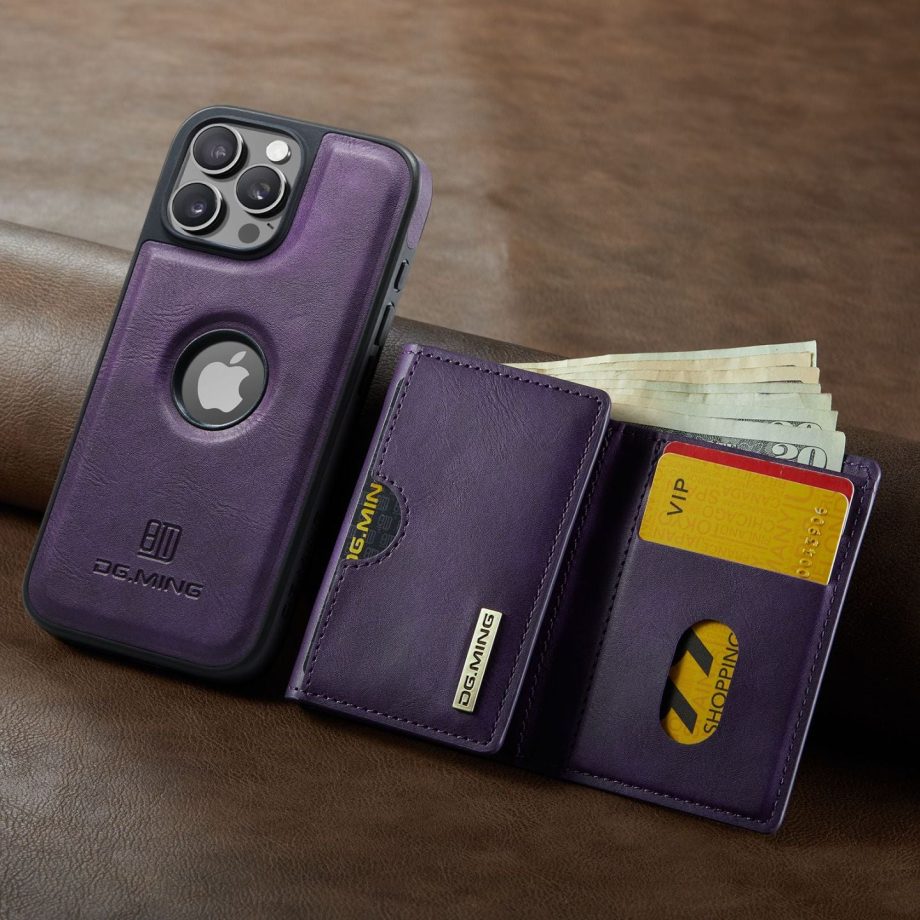2 in 1 Detachable Magnetic Wallet Case for iPhone