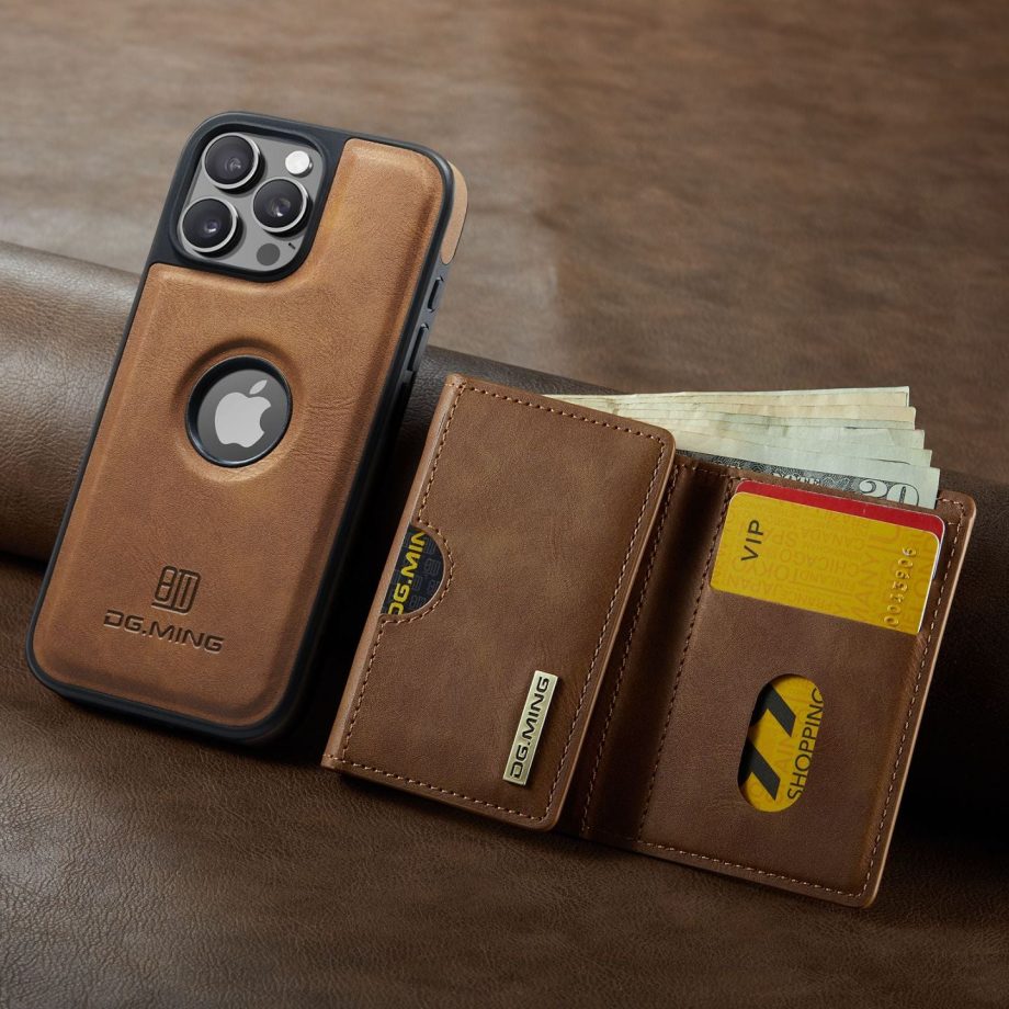 2 in 1 Detachable Magnetic Wallet Case for iPhone