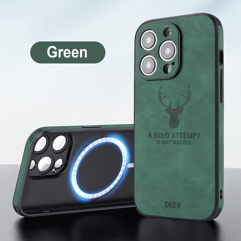 Lens Protection Magnetic Soft Case For iPhone