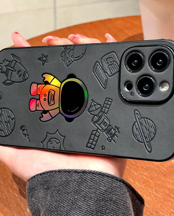 Astronaut Laser Bumper Case For iPhone