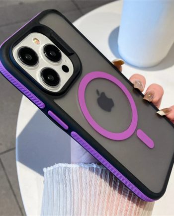 Frame Colorful Matte Translucent Case For iPhone