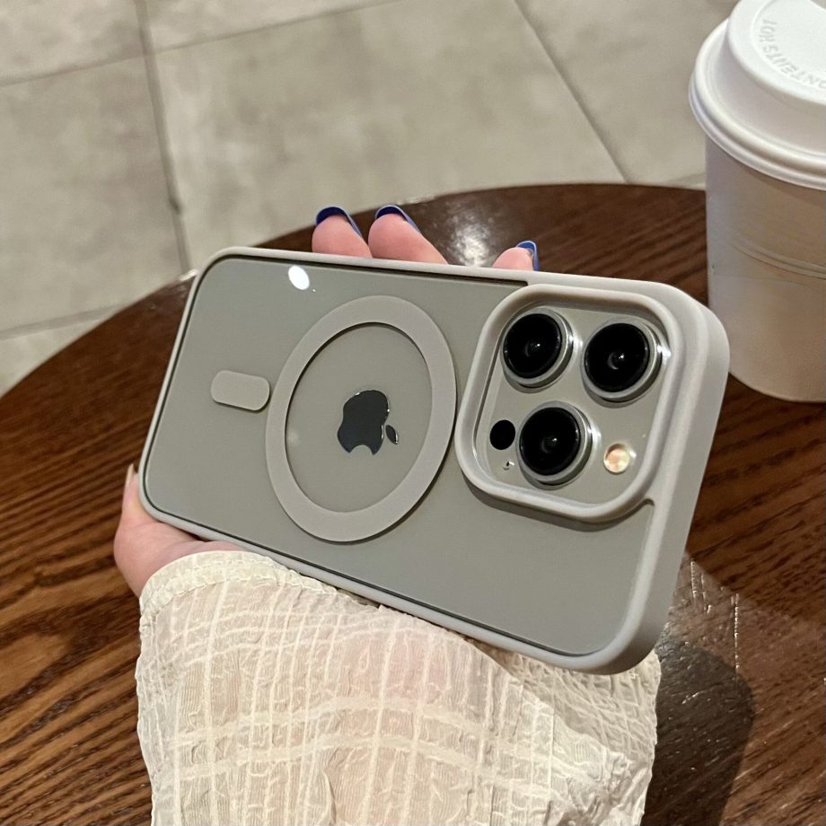 Transparent Frosted Acrylic Case for iPhone