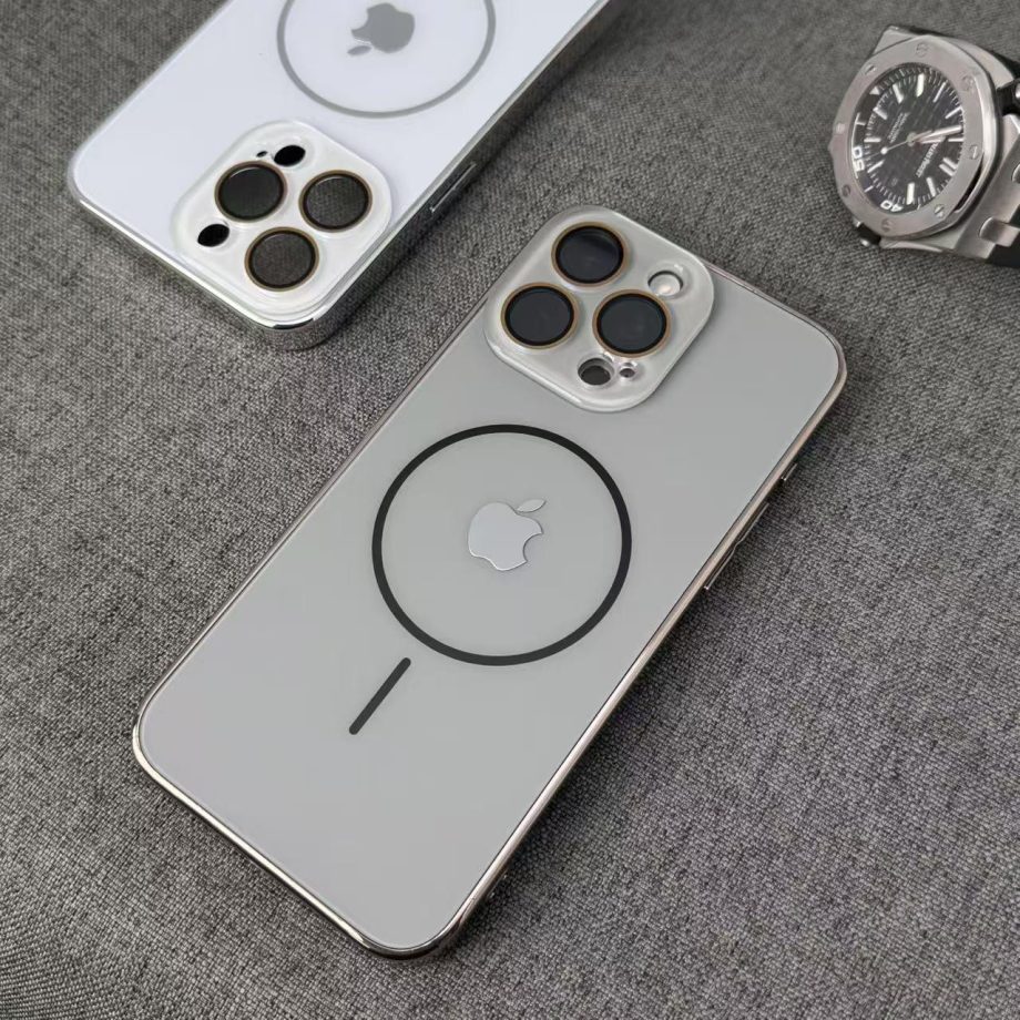 Luxury Frosted Glass iPhone Case ✅Camera Lens Protection✅MagSafe