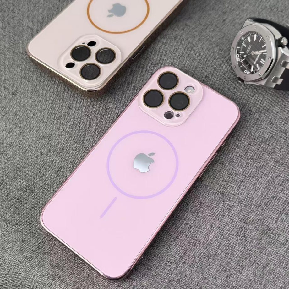 Luxury Frosted Glass iPhone Case ✅Camera Lens Protection✅MagSafe