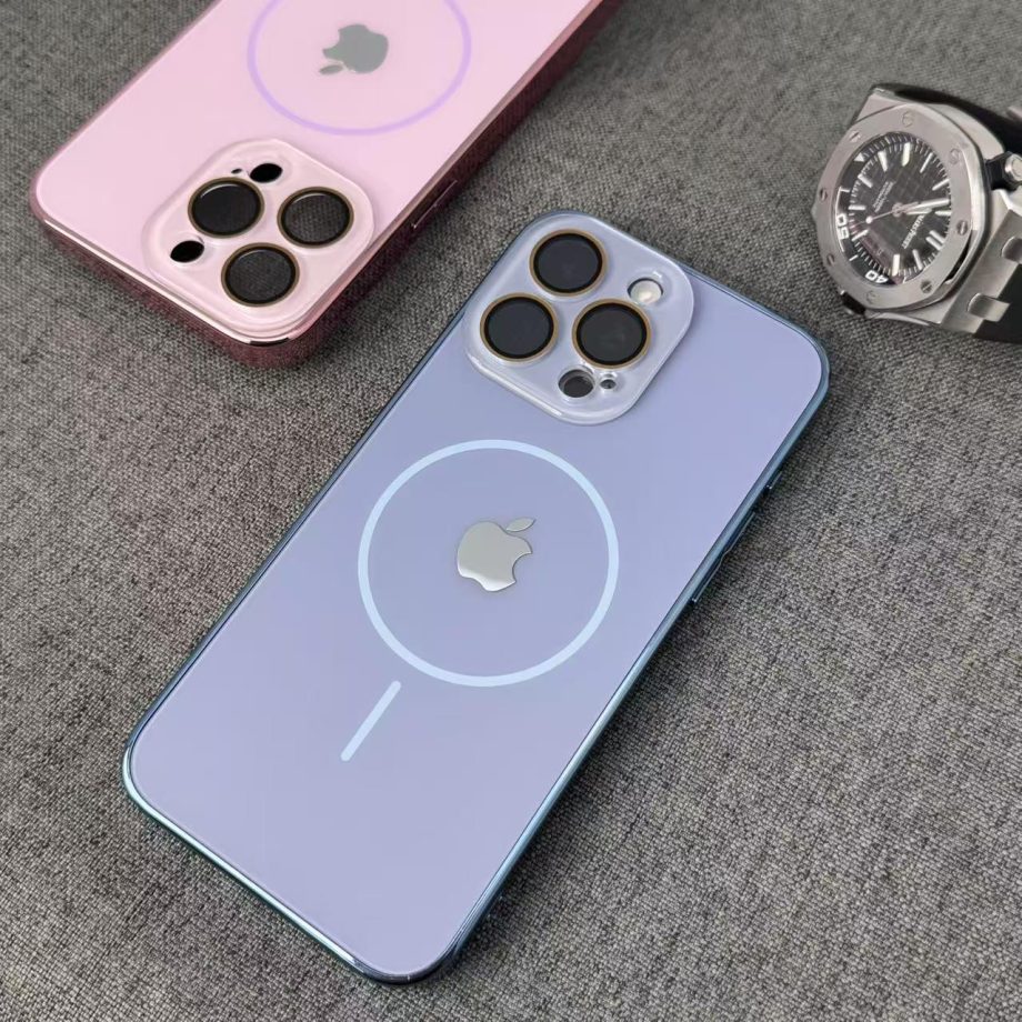 Luxury Frosted Glass iPhone Case ✅Camera Lens Protection✅MagSafe