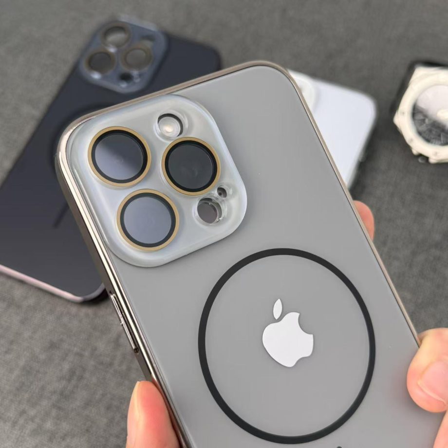 Luxury Frosted Glass iPhone Case ✅Camera Lens Protection✅MagSafe