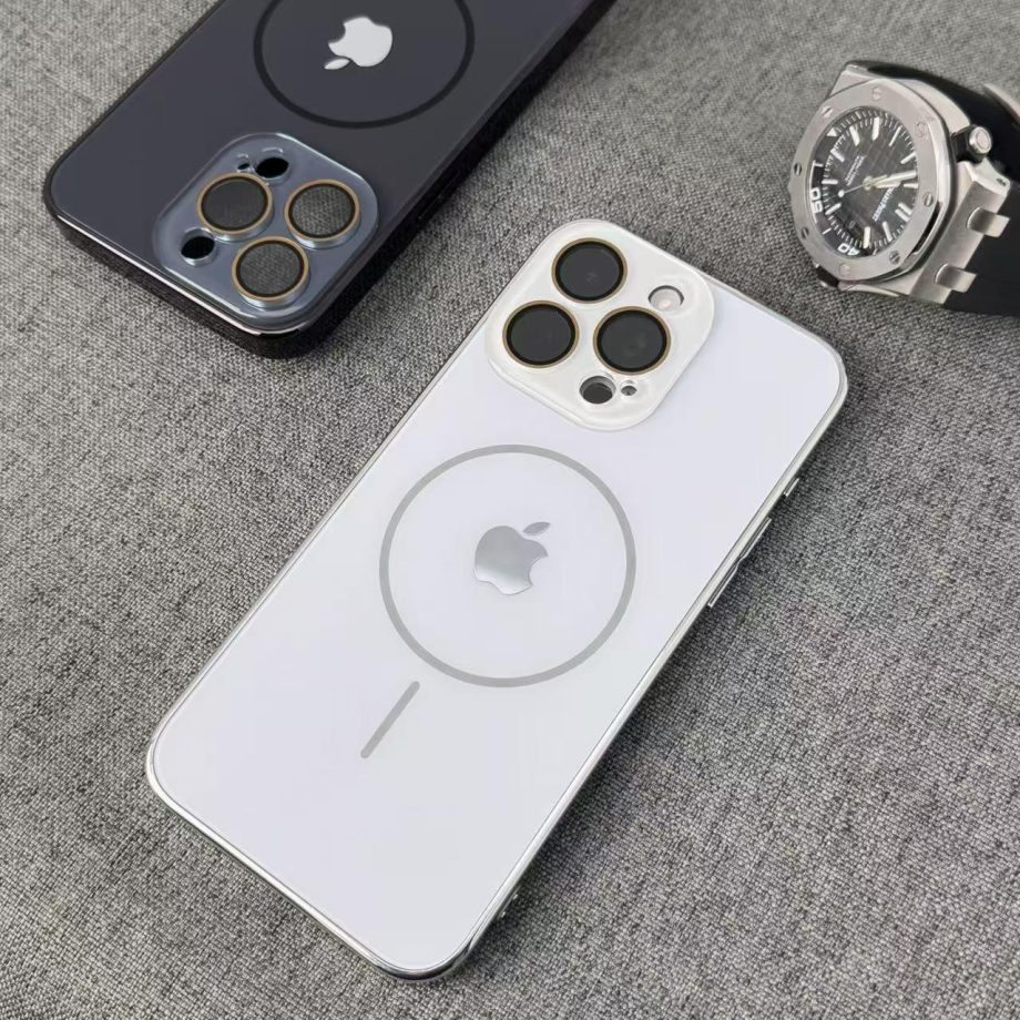 Luxury Frosted Glass iPhone Case ✅Camera Lens Protection✅MagSafe