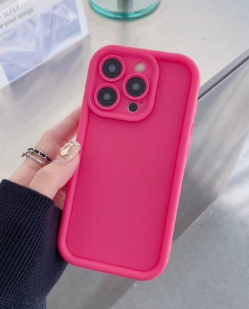 Minimally designed silicone case for iPhone