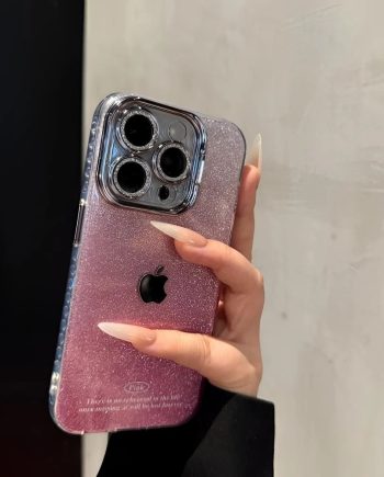 Gradient glitter case for iPhone