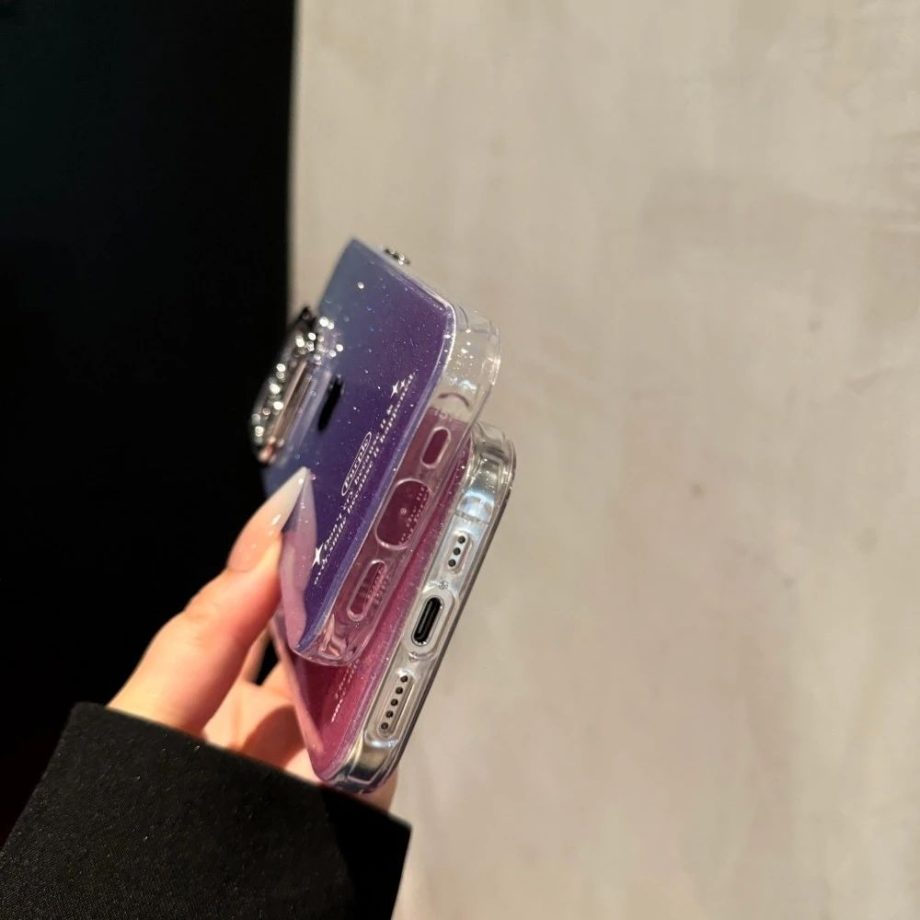 Gradient glitter case for iPhone