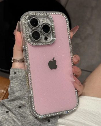 Diamond studded case for iPhone