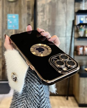 Electroplating iPhone Case with Camera Lens Protector Film