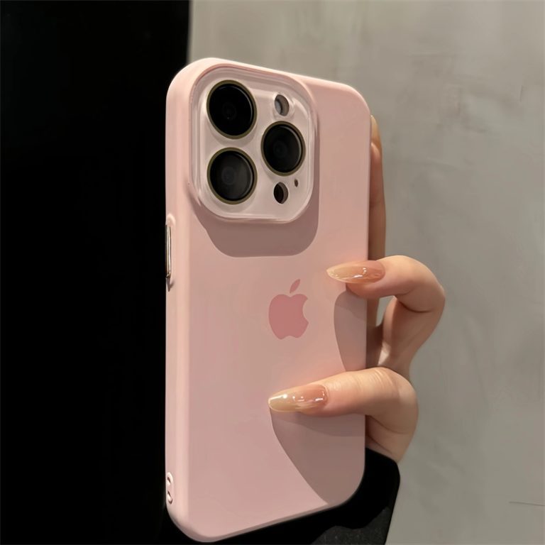 Liquid silicone lens film case for iPhone