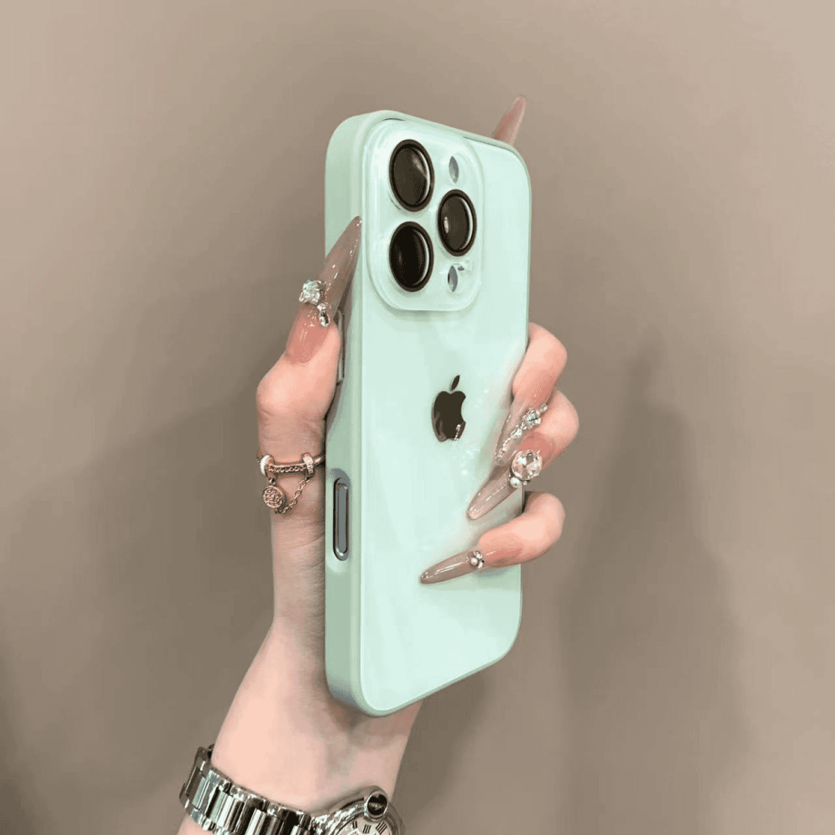 Advanced glass lens protection case for iPhone