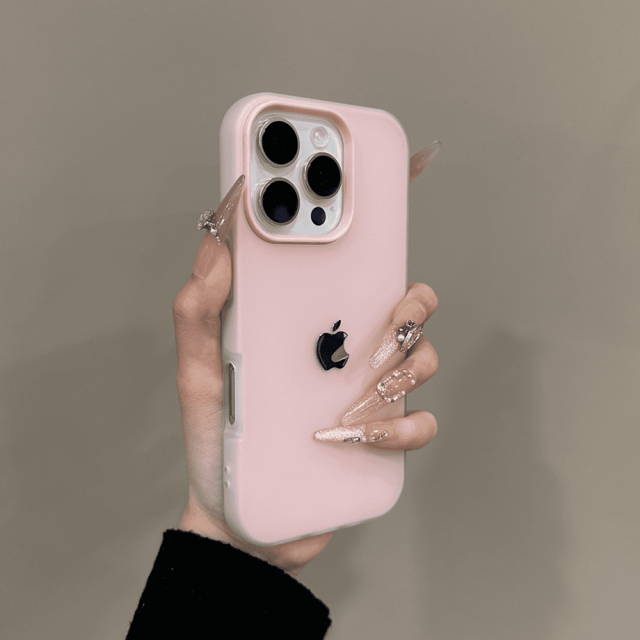 Frosted skin texture minimalist case for iPhone