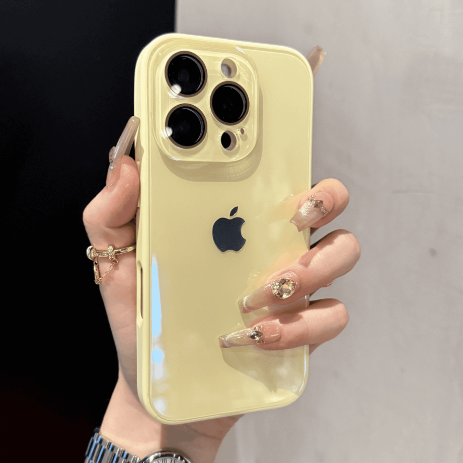 Advanced glass lens protection case for iPhone
