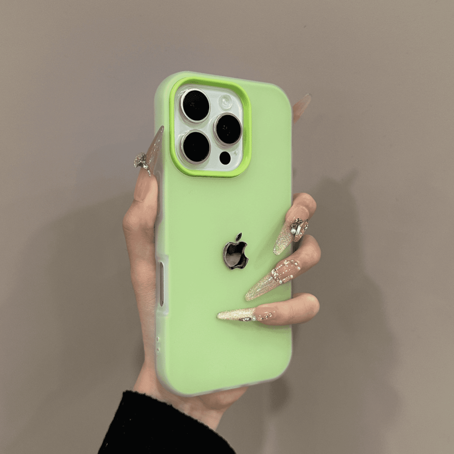 Frosted skin texture minimalist case for iPhone