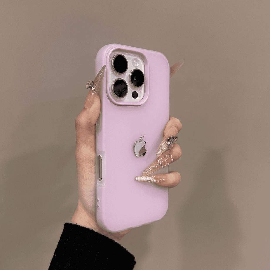 Frosted skin texture minimalist case for iPhone