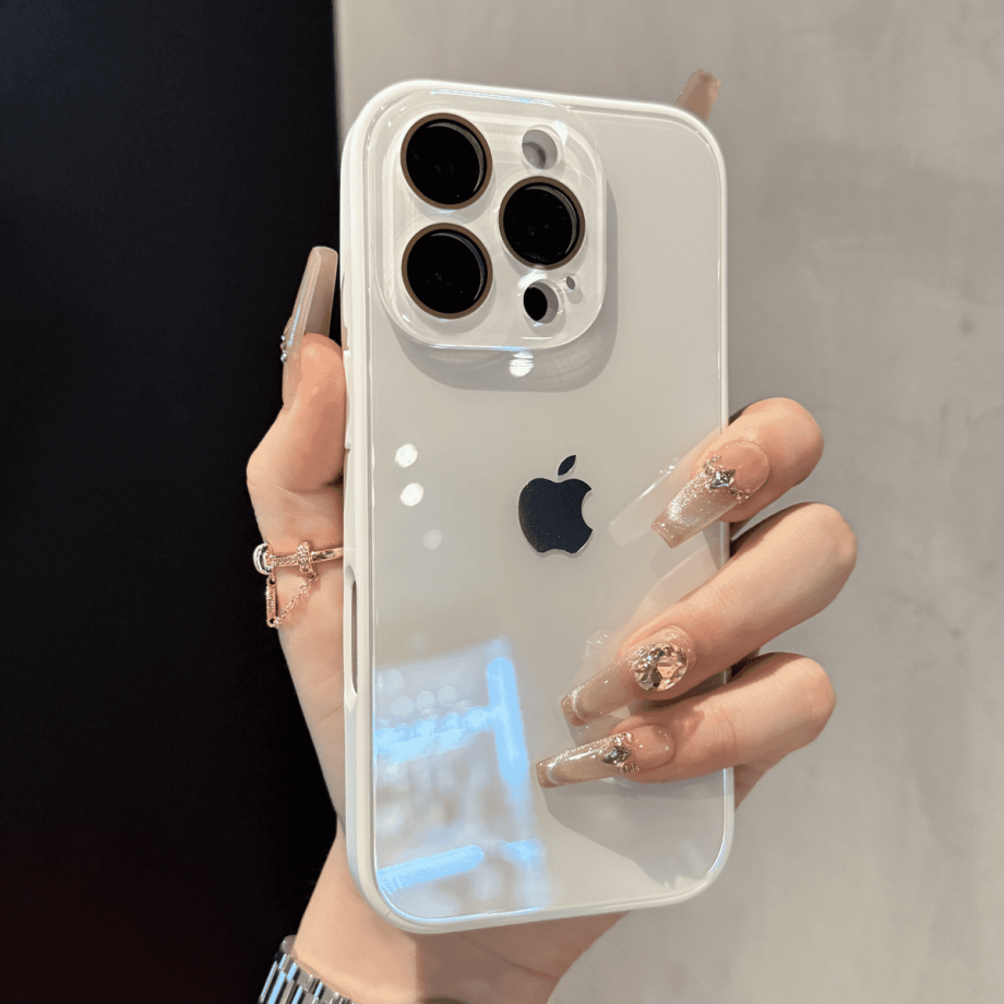 Advanced glass lens protection case for iPhone