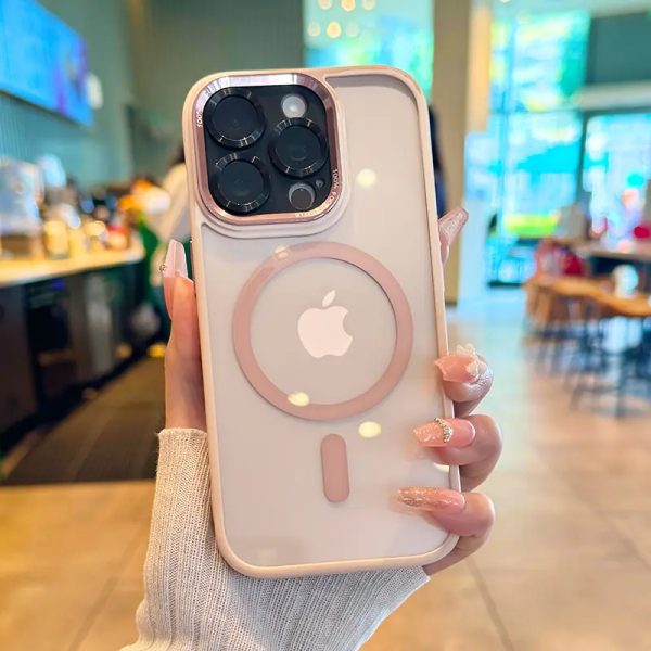 Advanced transparent magnetic case for iPhone