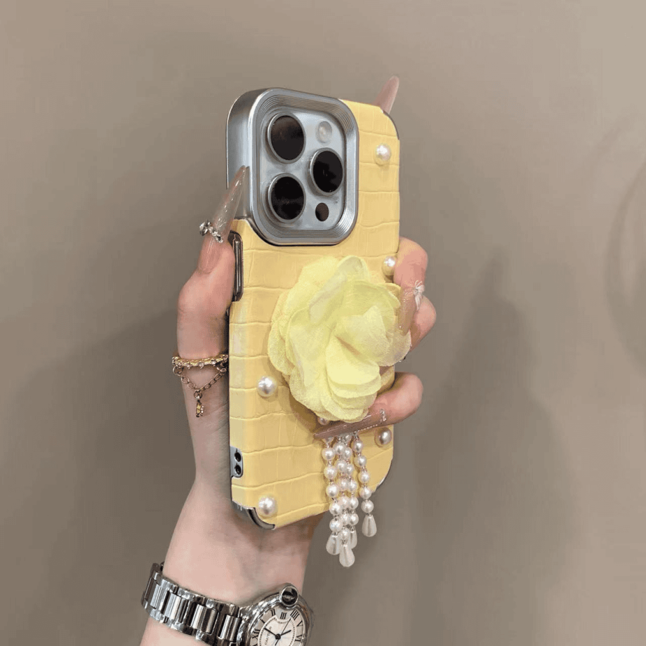 Sweet tassel pearl case for iPhone