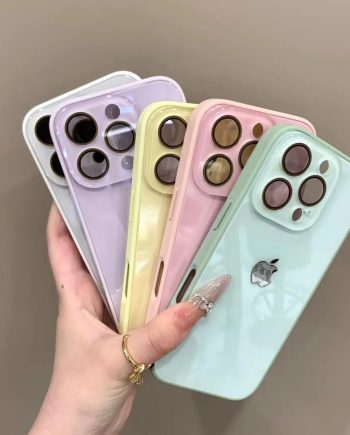Advanced glass lens protection case for iPhone