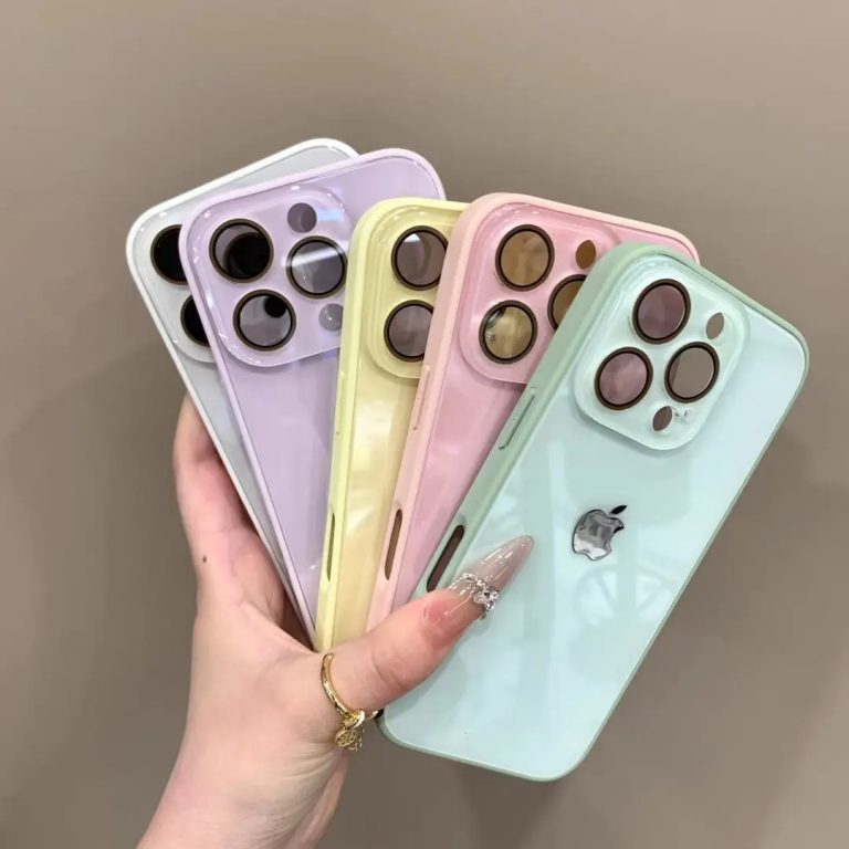 Advanced glass lens protection case for iPhone