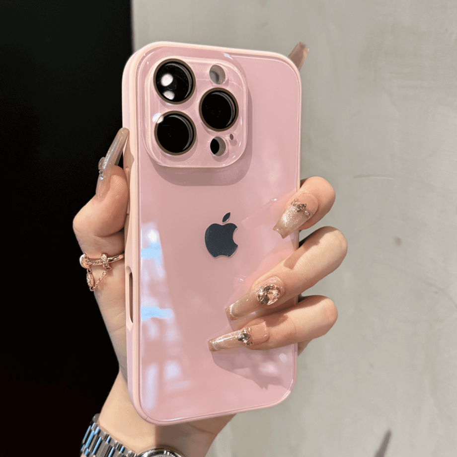 Advanced glass lens protection case for iPhone