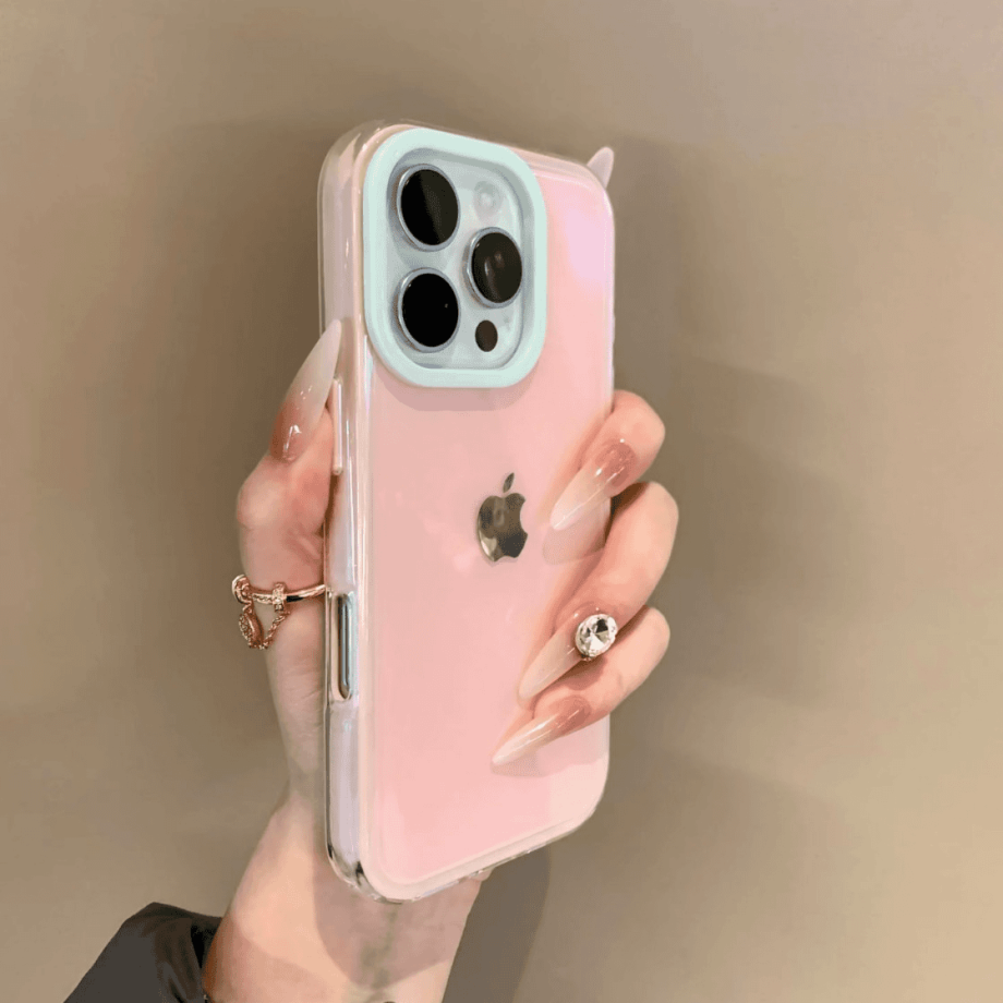 Candy colored lens anti drop case for iPhone