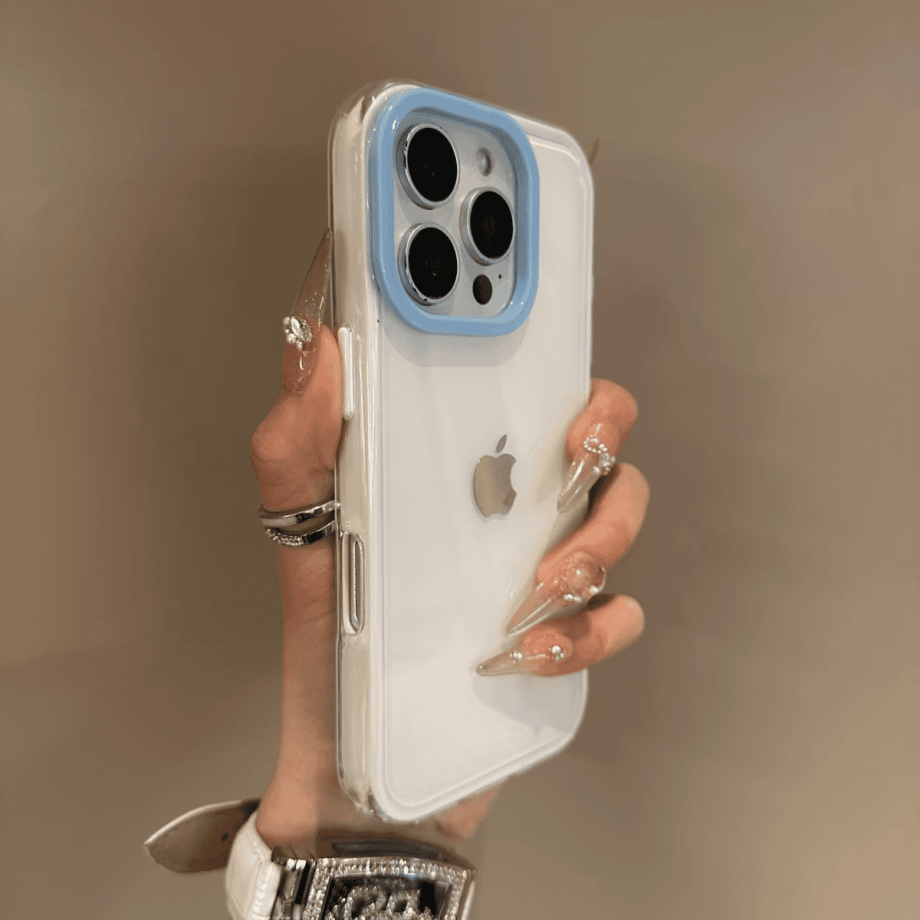 Candy colored lens anti drop case for iPhone
