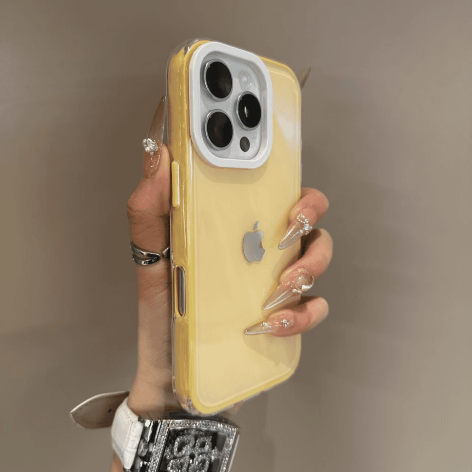 Candy colored lens anti drop case for iPhone