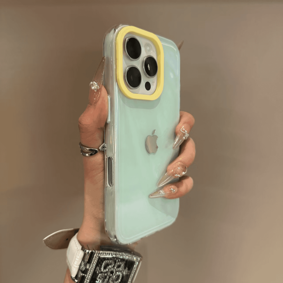 Candy colored lens anti drop case for iPhone
