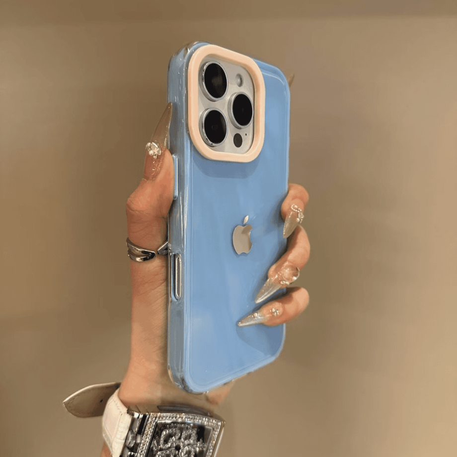 Candy colored lens anti drop case for iPhone