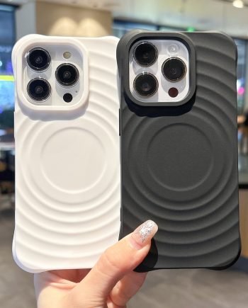 Creative circular pattern anti drop case for iPhone