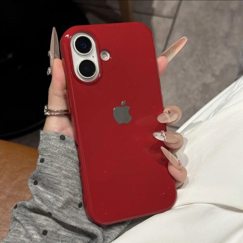 Newly arrived shiny pink case for iPhone