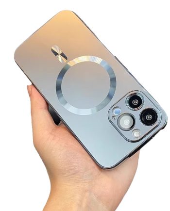 Nano AG electroplated frosted magsafe case for iPhone