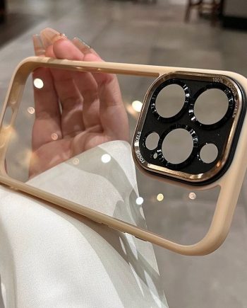 Advanced minimalist transparent case for iPhone