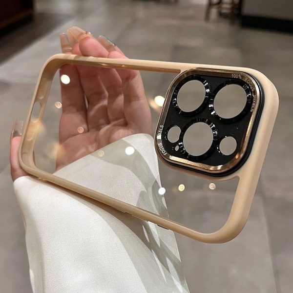 Advanced minimalist transparent case for iPhone