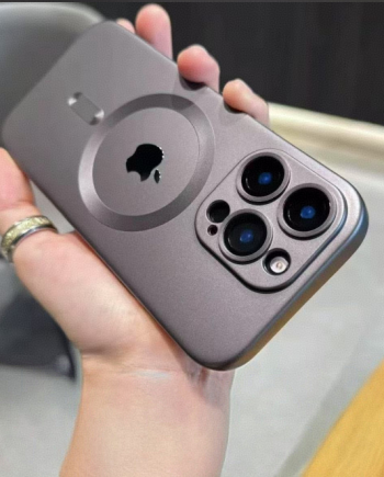 Lens protection frosted magnetic case for iPhone